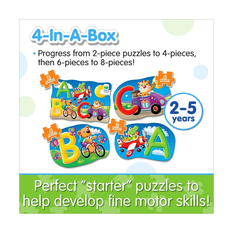 The Learning Journey My First Puzzle Set, 4-in-a-Box, ABC