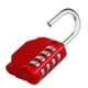 thumbnail image 1 of Combination Padlocks, 4 Digit Locker Padlocks For Gym Lockers, School Locker, Weatherproof Outdoor Padlock Fence, 1 of 5