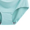 thumbnail image 2 of Calzoncillos hipster invisibles sin costuras de tiro medio para mujer L Azul Baoblaze bragas sin costuras mujeres, 2 of 3
