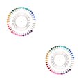 thumbnail image 1 of kurtrusly 1/2/3/5 40 Pieces DIY Pearl Head Sewing Manual Positioning Crafts Coloured Round Bead Kit for Color Random 1pcs 2PCS, 1 of 6
