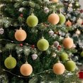 thumbnail image 3 of Large Velvet Christmas Balls, Christmas Tree Balls Decorative Hanging Ornaments Christmas Tree Decorations Xmas Ornaments Balls for Family Wedding Party, 3 of 7