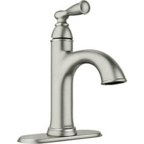 MOEN 84945SRN Banbury Single Handle Single Hole Bathroom Faucet in Spot Resist Brushed Nickel