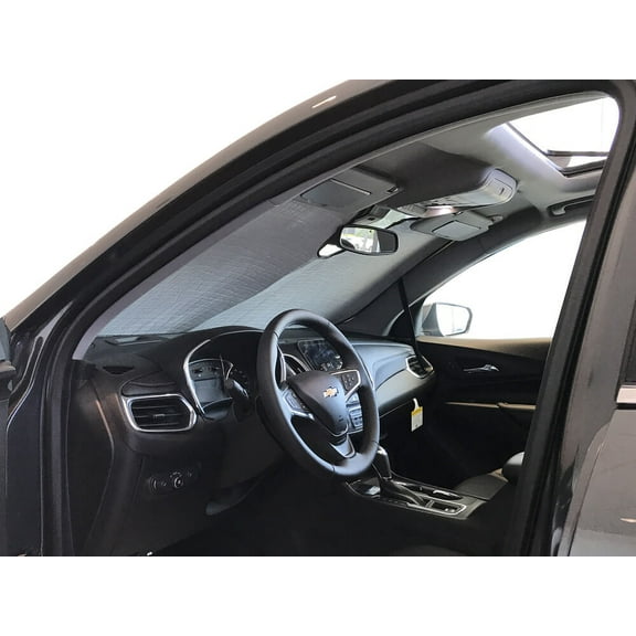 HeatShield, The Original Windshield Sun Shade, Custom-Fit for Chevrolet Equinox SUV w/ Sensor 2018, 2019, 2020, 2021, Silver Series