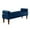 Navy, variant on GZXS Modern Upholstered Bed Bench with Tufted Seat and Solid Wood Legs, 51.5" Entryway Velvet Bench with Armrests, Easy to Assemble, Navy