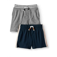 2-Piece Garanimals French Terry & Knit Side-Stripe Shorts