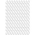 thumbnail image 1 of D Rings Bags Necklaces 100Pcs Buckles Metal Compact Wallets Collars Bag Buckles Hardware Apparel Buckles, 1 of 8