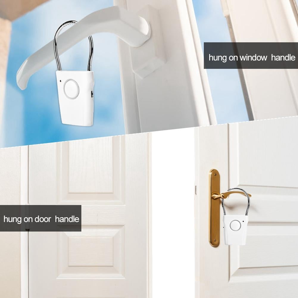 OTVIAP Touch Sensor Alarm, Vibration Door Alarm,120dB Touch Sensor Door Handle Alarm Anti-theft Vibration Window Burglar Alert Home Security