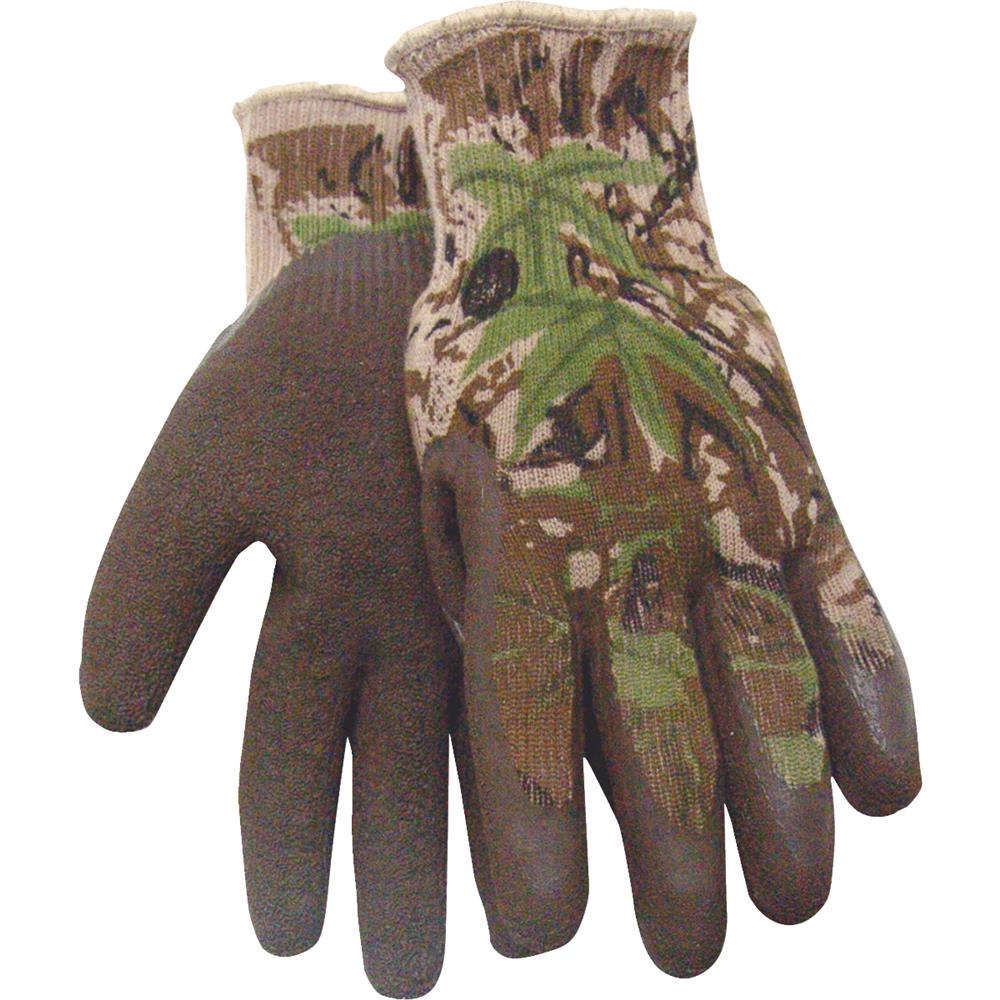 MidWest Gloves & Gear Large Camo Gripper Glove 397LAP