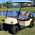 thumbnail image 4 of Pzuqiu Vintage American Flag Bald Eagle Golf Cart Seat Covers Set - 2-Piece Stretch-Fit Protector, Breathable & Washable, Compatible with EZGO, Club Car & Yamaha, 4 of 9