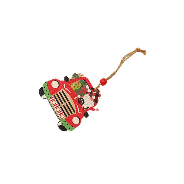 Moyic Decoración de Navidad Colgante de Navidad Diseño lindo con correa Exquisito adorno de pared Múltiples patrones Decoraciones para el hogar Kits de decoración para fiestas P-Z04 Moyic HA070071-04