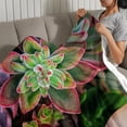thumbnail image 3 of Plantas Suculentas anti-pilling, suave, ligera, esponjosa y acogedora de lujo para hogar y cocina – Perfecta para niños y adultos,150X200cm, 3 of 6