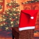 thumbnail image 3 of Funda Trasera Silla Con Gorro Papá Noel para Fiesta en Casa Decorativa Artística Mesa Cena Navidad, 3 of 5