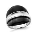 thumbnail image 1 of Bague en Argent Sterling avec Incrustation d'Onyx Noir, 1 of 5