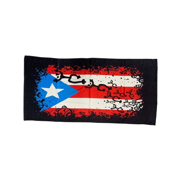 Lwory Puerto Beach Towel Coqui Taino