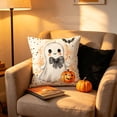 thumbnail image 2 of Halloween Pillow Covers 18x18 Ghost Pumpkin Digital Print Throw Pillow Cases, Spooky Decorative Cushion Covers for Couch Sofa Bedroom, Soft Polyester Halloween Decor by OVFUIZ, 2 of 8