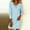 Light Blue, variant on Women's Sweater Pullover Turtleneck Long Sleeve Cowl Neck Casual Loose Sweatshirts Tunic Tops for Women