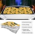 thumbnail image 5 of Disketp Windshield Sun Shade, Car Sun Shade for Front Window Bees and Sunflowers Sunshades Sun Visor Protector Blocks UV Rays Foldable, 5 of 9