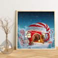 thumbnail image 1 of Cuadros Decorativos 5D bricolaje taladro redondo completo diamante pintura Navidad casa mosaico Kit decoración artesanía Ndcxsfigh Nuevos Originales, 1 of 9