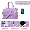 thumbnail image 2 of DAKIMOE Travel Duffle Bag Set for Women 2 Pack, Large Waterproof Weekender Overnight Carry On with Toiletry Bag/USB Charging Port/Wet Pocket/Shoe Compartment, Gym Hospital Labor Delivery Duffel Tote, 2 of 9