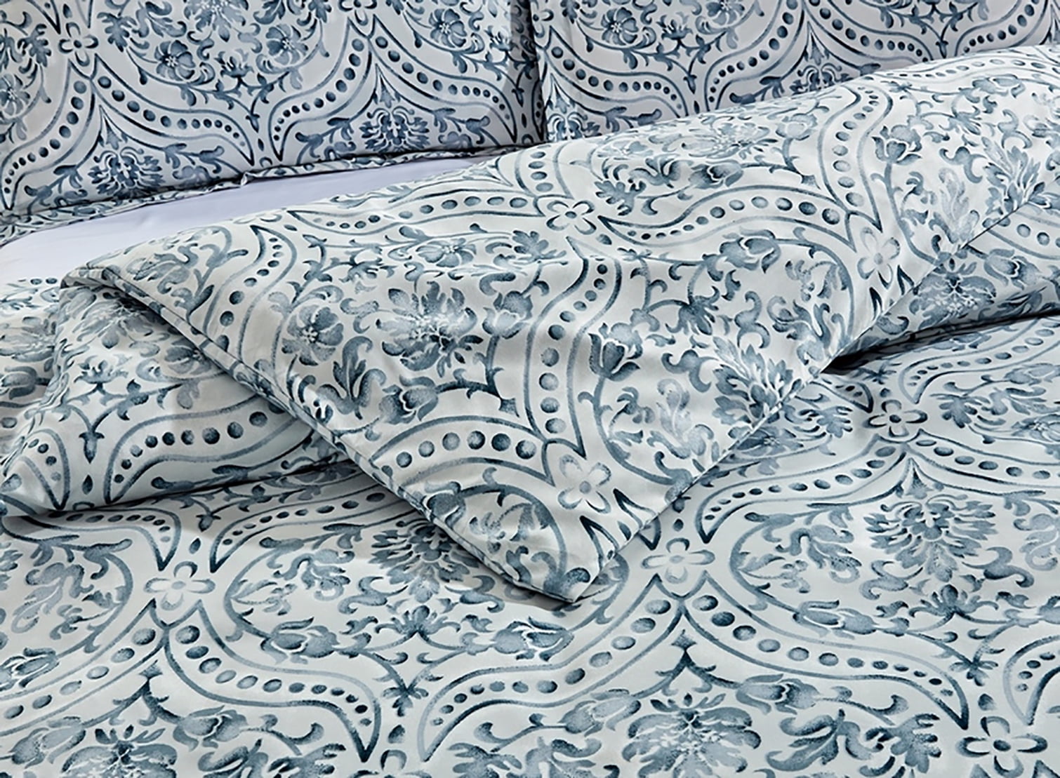 Trade Linker International Bibb 1800 Series 3 pc Duvet Cover Set Madison - Queen