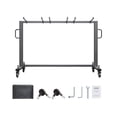 thumbnail image 2 of Commercial Folding Chair & Table Utility Wagon with Wheels - 400lb Weight Capacity, Stores 42 Chairs, 2 of 11