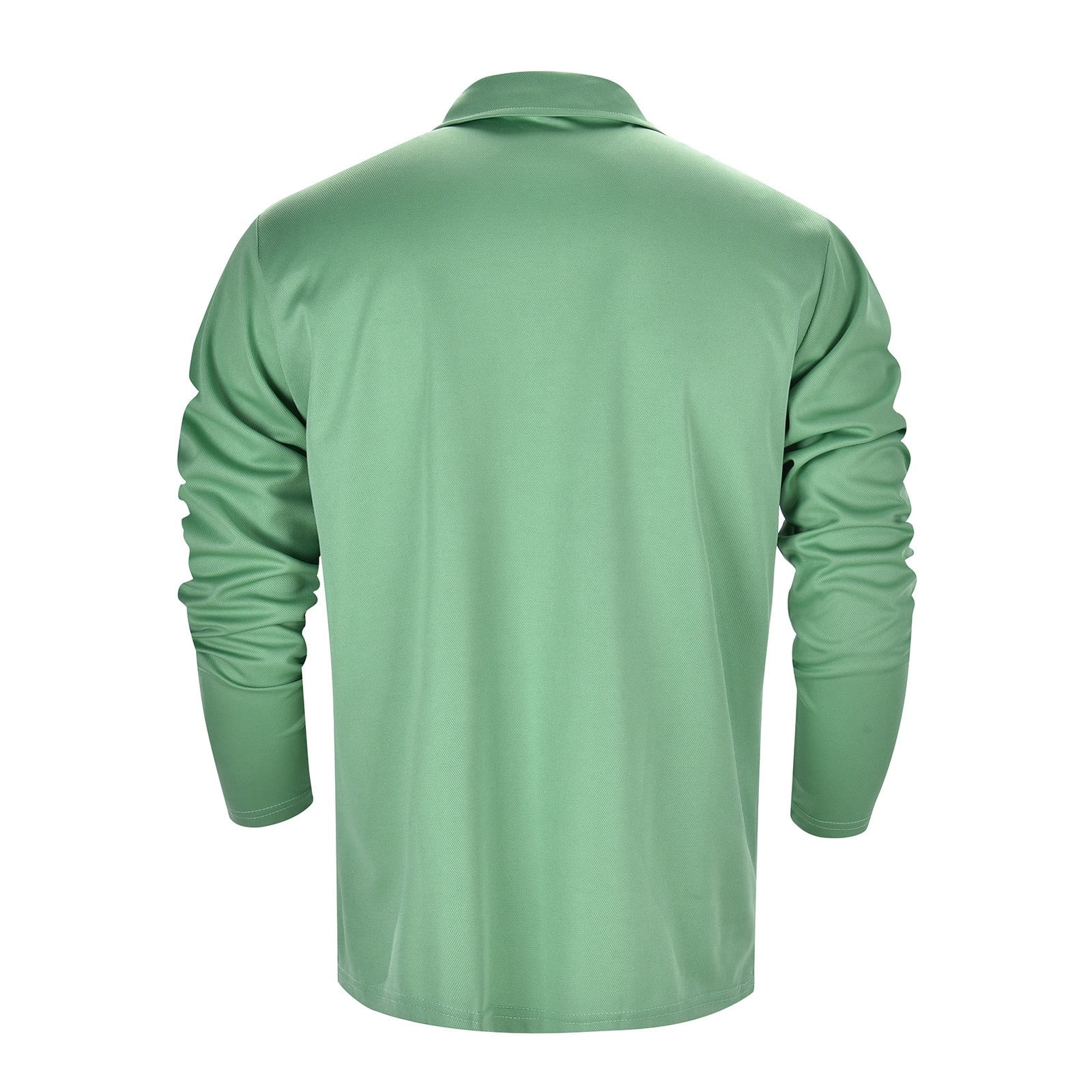 AWZXDE Stylish Men's Shirts Casual Solid Color Long Sleeve Button