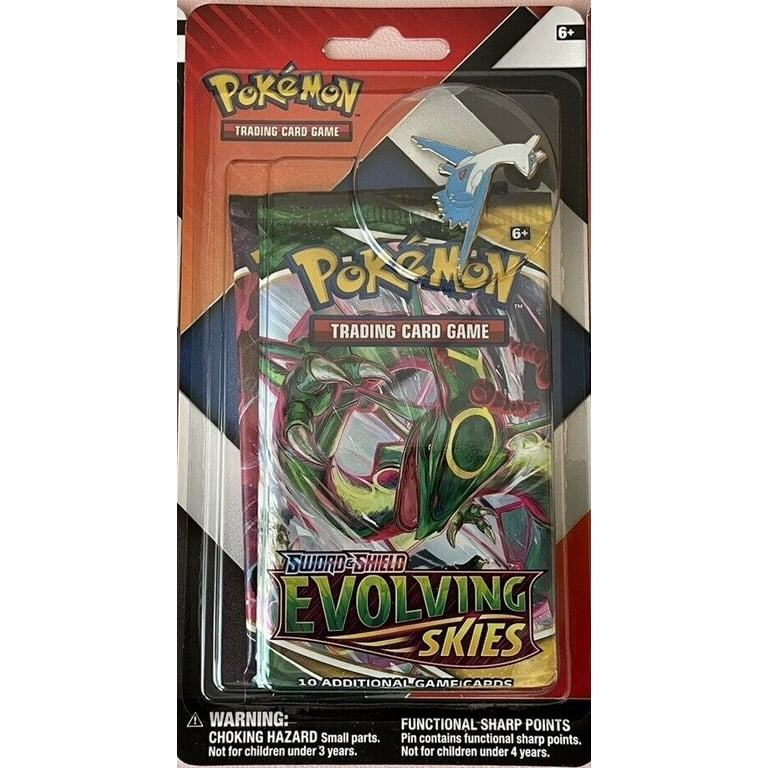 Pokemon Trading Card Game 2 Booster Packs + Pin (Evolving