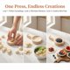 thumbnail image 5 of Dumpling Wrapper Maker, Wooden Dumpling Skin Maker Ball Rolling Manual Dumpling Wrapper Mould Reusable Kitchen Tool for Making Dumplings Ravioli Pasta Pies Meat Pies At Home, 5 of 7