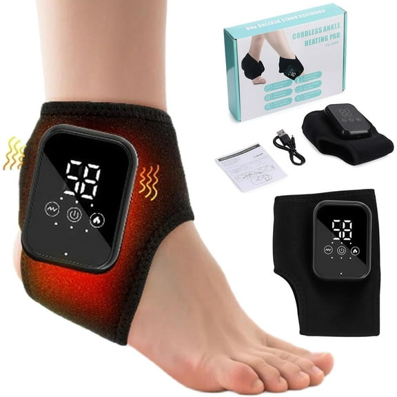 Feet Relief Machine – 360° Deep-Kneading Compression, 2025 New & Improved Wrap-Around Wireless Foot Massager, Foot Renew Triple Method Massager for Home/Office/Travel