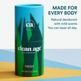 thumbnail image 2 of Clean Age Deodorant - Natural Deodorant for Teens - Naturally Fresh Deodorant - Aluminum-Free & Baking Soda-Free Deodorant with 42 Percent Less Plastic - Fresh Scent (3 Pack), 2 of 6