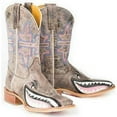 thumbnail image 5 of Women’s Tin Haul Man Eater Boots With Man Eater Sole Handcrafted Brown, 5 of 6