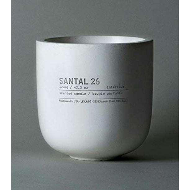 Le Labo SANTAL 26 concrete candle 1.2 k / 42.3 oz. Exclusive White