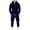 Navy, variant on Ketyyh-chn99 Men's 2 Piece Sweat Suits Men's Loose Fitting Multiple Pockets Fleece Lined Hooded SweaCargo Pants Sportswear Casual Suit Size for L,Navy