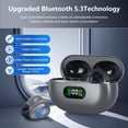 thumbnail image 2 of Auriculares inalámbricos Bluetooth 5.3 con clip NUPLEA Elegant Grey, 2 of 7