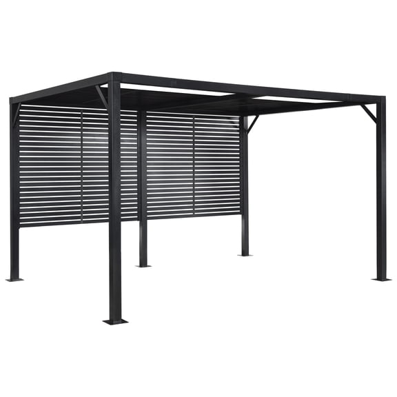 Sojag 9 x 12 x 7 ft Black Pergola