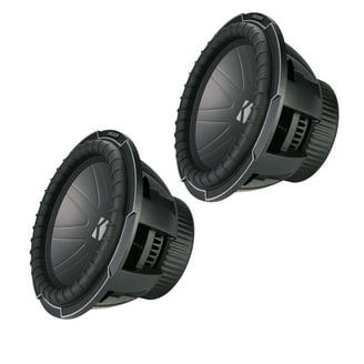 Hifonics BXS8D4 Brutus Shallow Mount Subwoofer (Black) ‚Äì 8 Inch