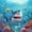 Shark 10, variant on Feelyou Kawaii Cute Cartoon Shark Coral Sea Twin Sheet Sets for Girls Boys, Tropical Underwater Marine Bedding, Blue, 3 Pieces