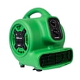 thumbnail image 1 of XPOWER 848025023419 1/5 HP 800 CFM 2.3 Amp 4 Posiciones 3 velocidades Mini Air Mover con Cadena Margarita y Temporizador de 3 Horas, Color Verde, 1 of 8