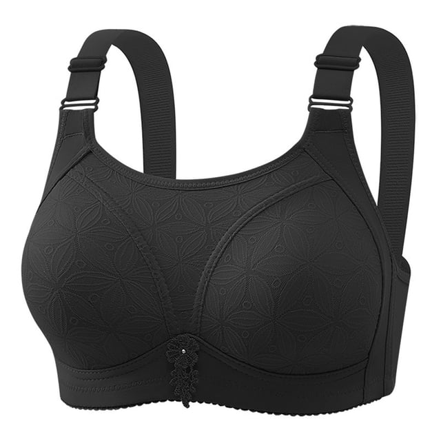Bras For Older Women Comfy Convenient Front Closure Bras No Underwire Supportive Bras Full Coverage Bra