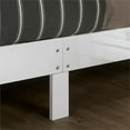 thumbnail image 4 of Furniture of America Murvy Contemporary Wood Platform Twin Bed in White, 4 of 4