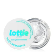 Lottie London Everybrow Freeze Brow Enhancer, Extreme-Hold Styling Brow Wax, Clear, 0.21 oz