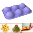 thumbnail image 3 of Less Than 5 Cake Mould Medium Semi Sphere Silicone Baking for Making Chocolate Cake Jelly, 3 of 4