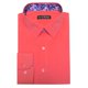 thumbnail image 4 of Camisa de vestir Barry.Wang Pink para hombre de manga larga de negocios, 4 of 6