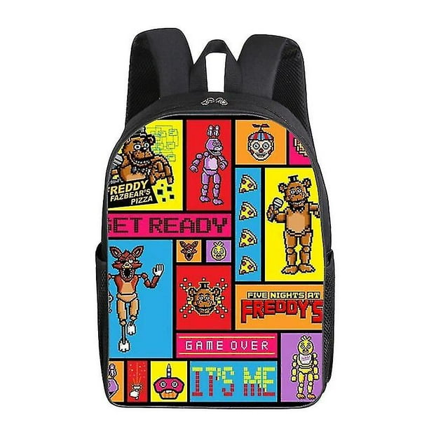 Five Night At Freddy School Backpack 3d Print Fnaf School Bag Cartoon Fashion Backpacks Laptop Bags Student Bag Schoolbag Gift