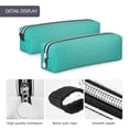 thumbnail image 4 of Vsdgher Turquoise Glitter Leather Pencil Case, Makeup Pouch, Zipper Pouch for Daily Essentials, Storage Organizer, Cosmetics and Stationary Bag, 4 of 7