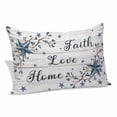 thumbnail image 2 of Farmhouse Pillow Covers King, Blue Country Texas Star Vintage Berries Wooden Soft Brushed Microfiber Breathable Throw Pillow Covers, Pillowcase with Zipper for Couch Sofa Bedroom Living Room 20"x36", 2 of 9