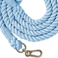 thumbnail image 5 of Leash Handcrafted Dog Leash Multifunctional Double Head Braiding Dog Training Leash with Gold Accessories for Running, 5 of 5