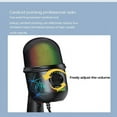 thumbnail image 4 of HLONK New Design USB Gaming PC Microphone for Streaming Podcasts  RGB Computer Condenser Desk PC Mic, 4 of 10