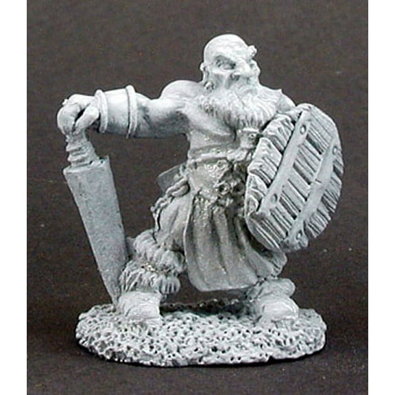 Reaper Miniatures Gullivar, Gnome Barbarian #02942 Dark Heaven Unpainted Metal