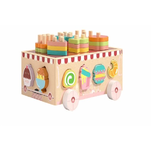 Juguete Didáctico Xtellar multicolor De Madera Para Niños 2 A 4 Años